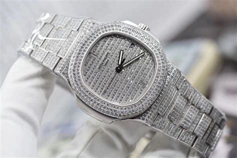 replica patek philippe full diamond|Patek Philippe full diamond watch.